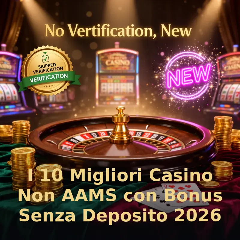 I 10 Migliori Casino Non AAMS con Bonus Senza Deposito 2026